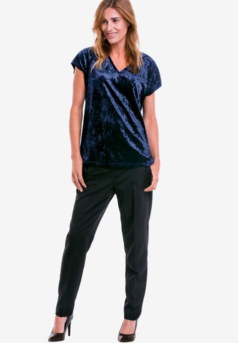 Crushed Velour Tee, , alternate image number null