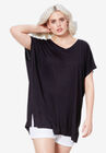 Oversized Tunic, BLACK, hi-res image number null