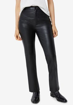 Faux Leather Trousers