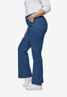 High-Waist Wide Leg Jeans, , alternate image number null