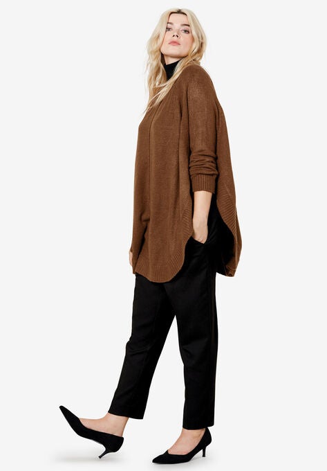 Poncho Sweater, , alternate image number null