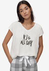 Screen-Print Sleep Tee, , alternate image number null