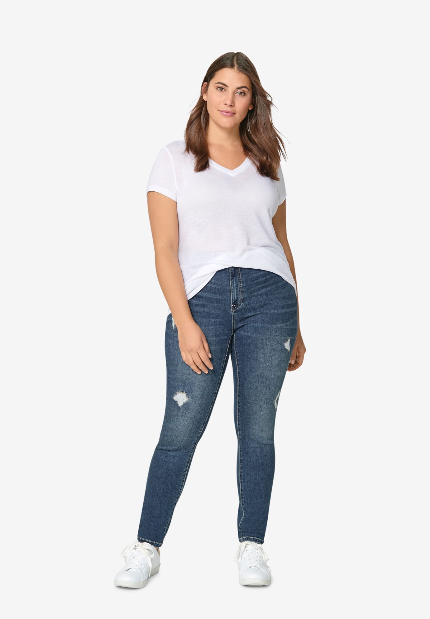 thumbnail image 2 of Elastic Waist Jeans 2 of 10
