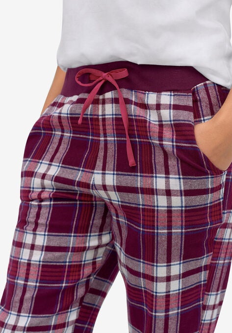 Plaid Flannel Sleep Pants, , alternate image number null