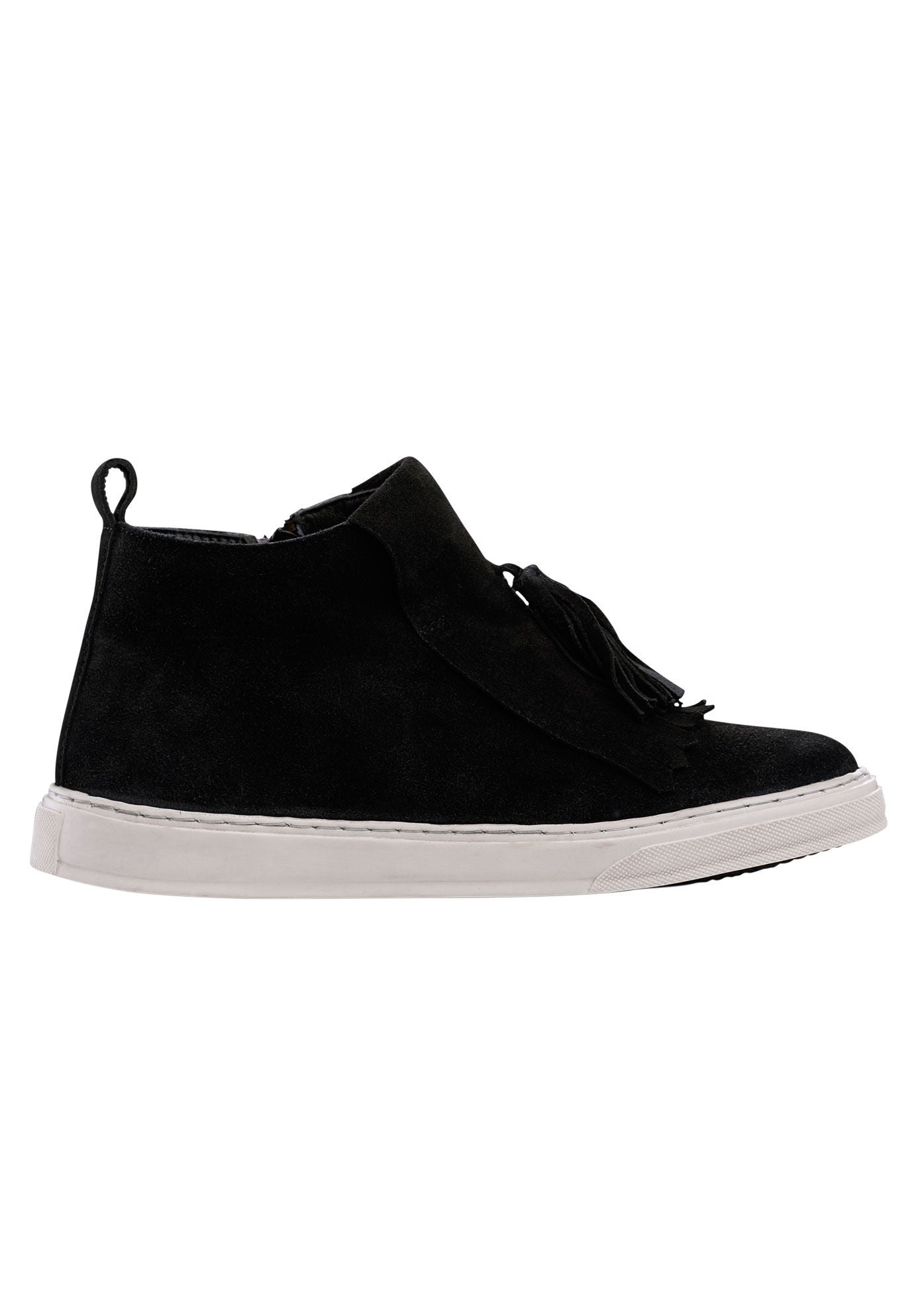 fringe high top sneakers