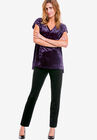 Crushed Velour Tee, , alternate image number null