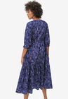 Tiered Cotton Midi Dress, , on-hover image number null