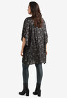 Star Print Poncho Tunic, , on-hover image number null
