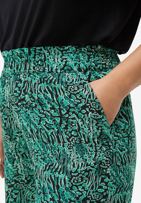Cropped Soft Pants, , alternate image number null