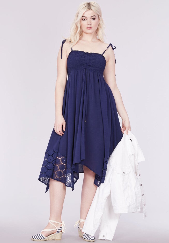 Handkerchief Hem Dress, , alternate image number 2