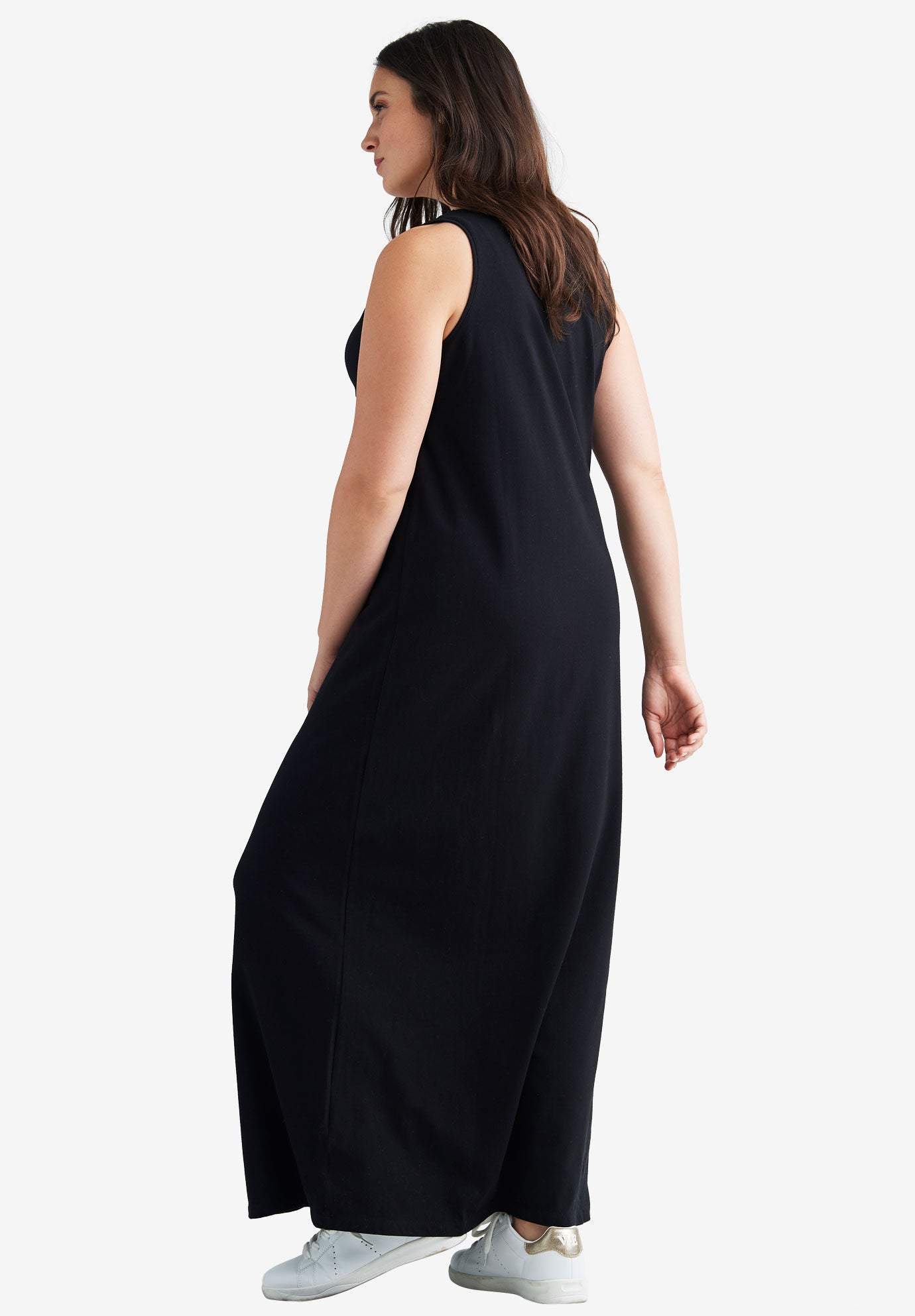 Knit tank maxi dress clearance