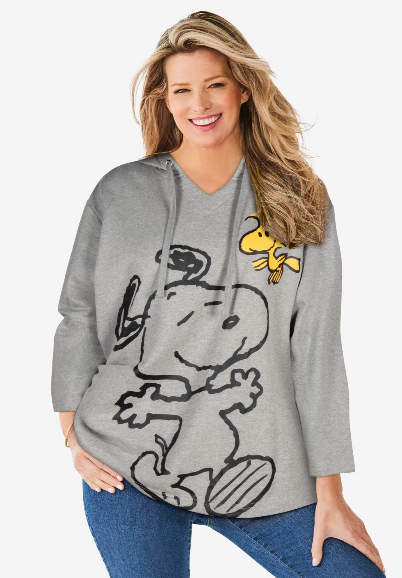 Plus size snoopy sweatshirt Clearance