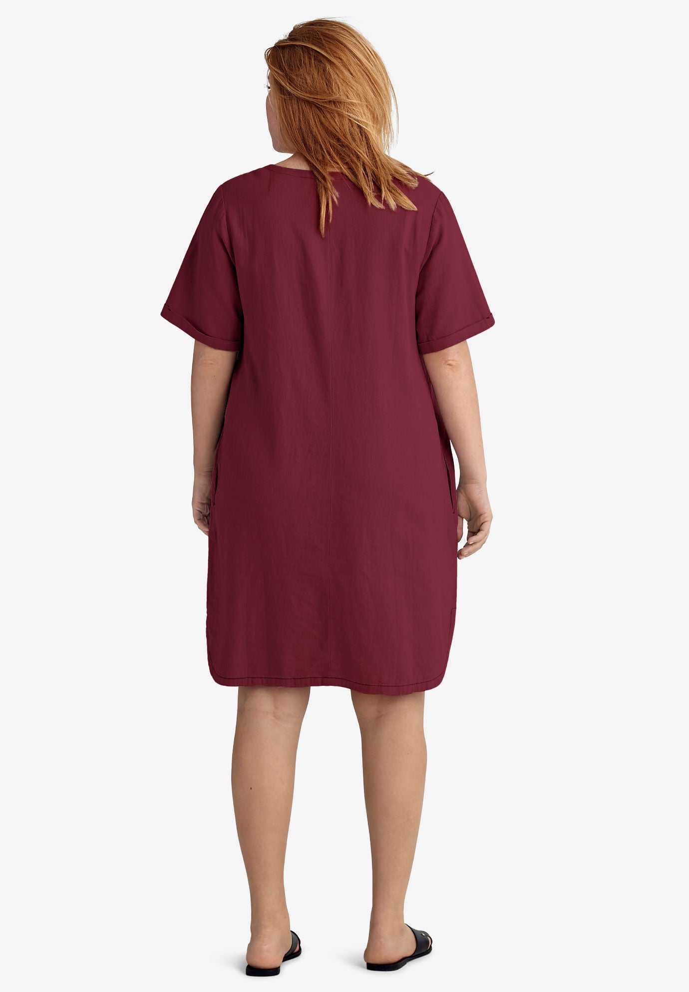 linen a line dress