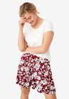 Flowy Shorts, FRESH POMEGRANATE PRINT, hi-res image number null