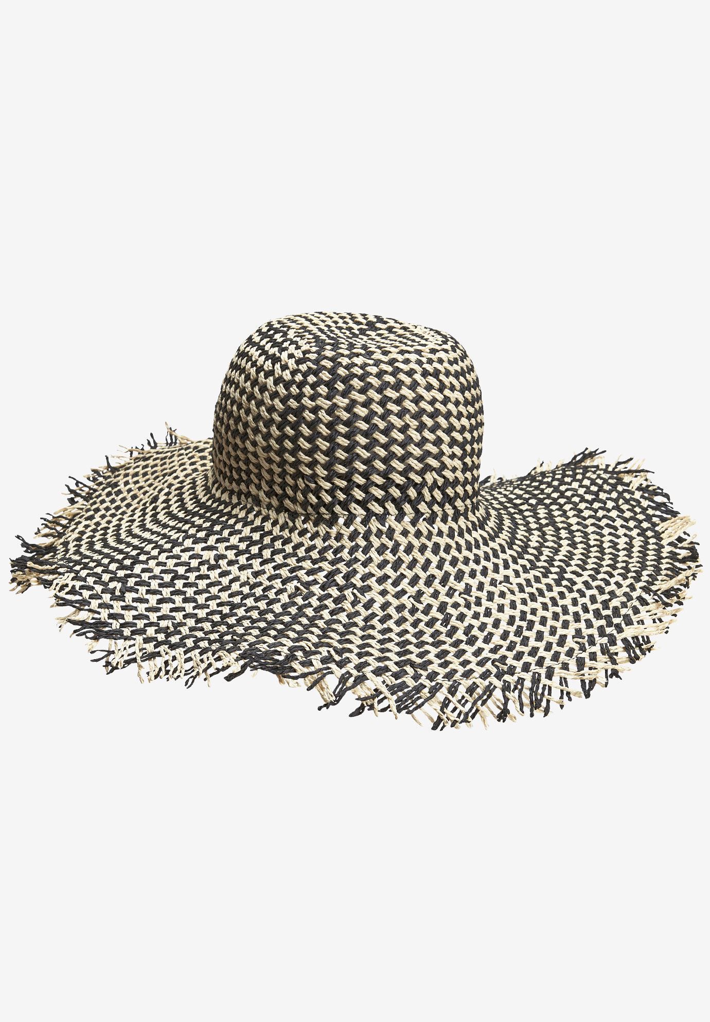 plus size straw hats
