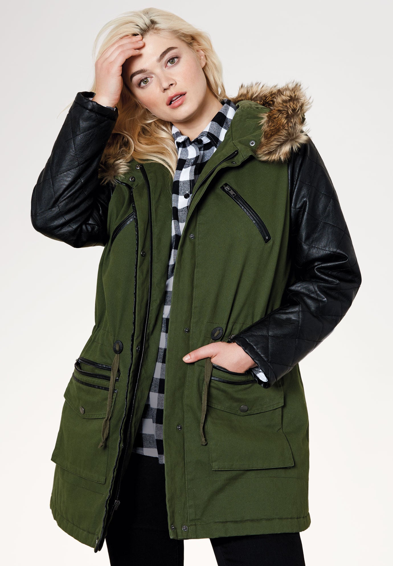 ellos puffer coat