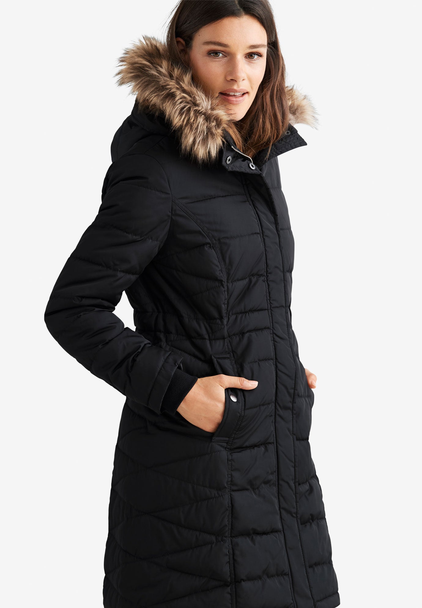 Ellos puffer coat sale