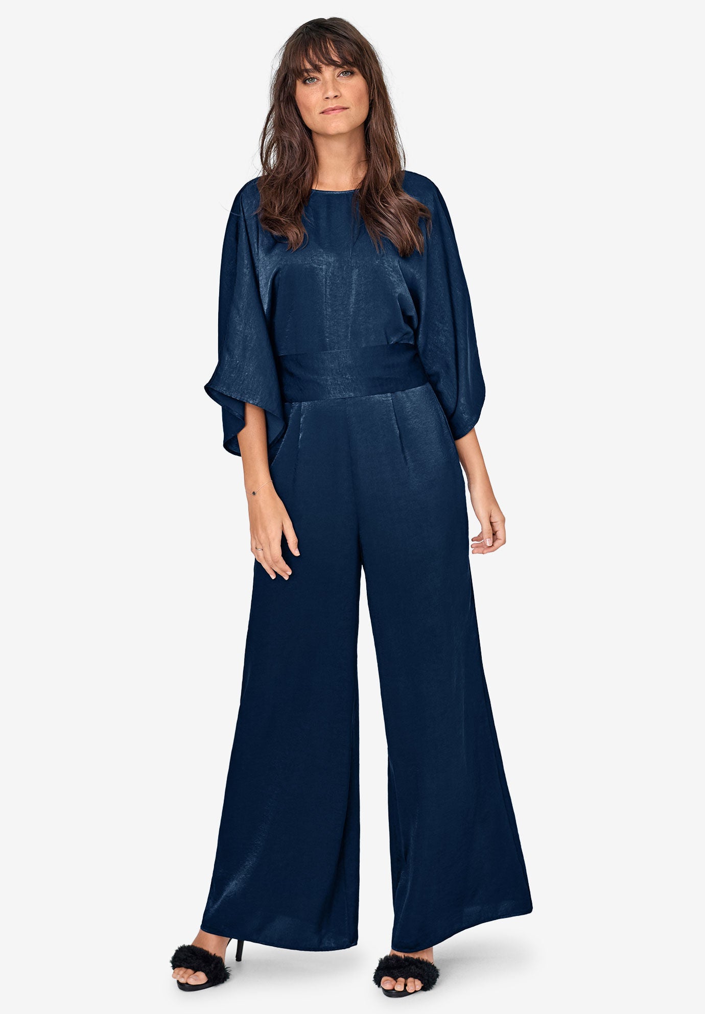 blue summer jumpsuit