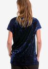 Crushed Velour Tee, , on-hover image number null