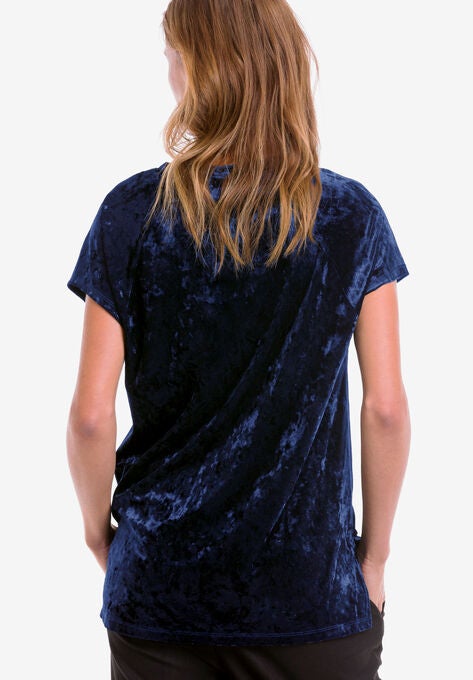 Crushed Velour Tee, , on-hover image number null