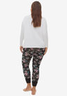 Rib Trim Sleep Leggings, , on-hover image number null