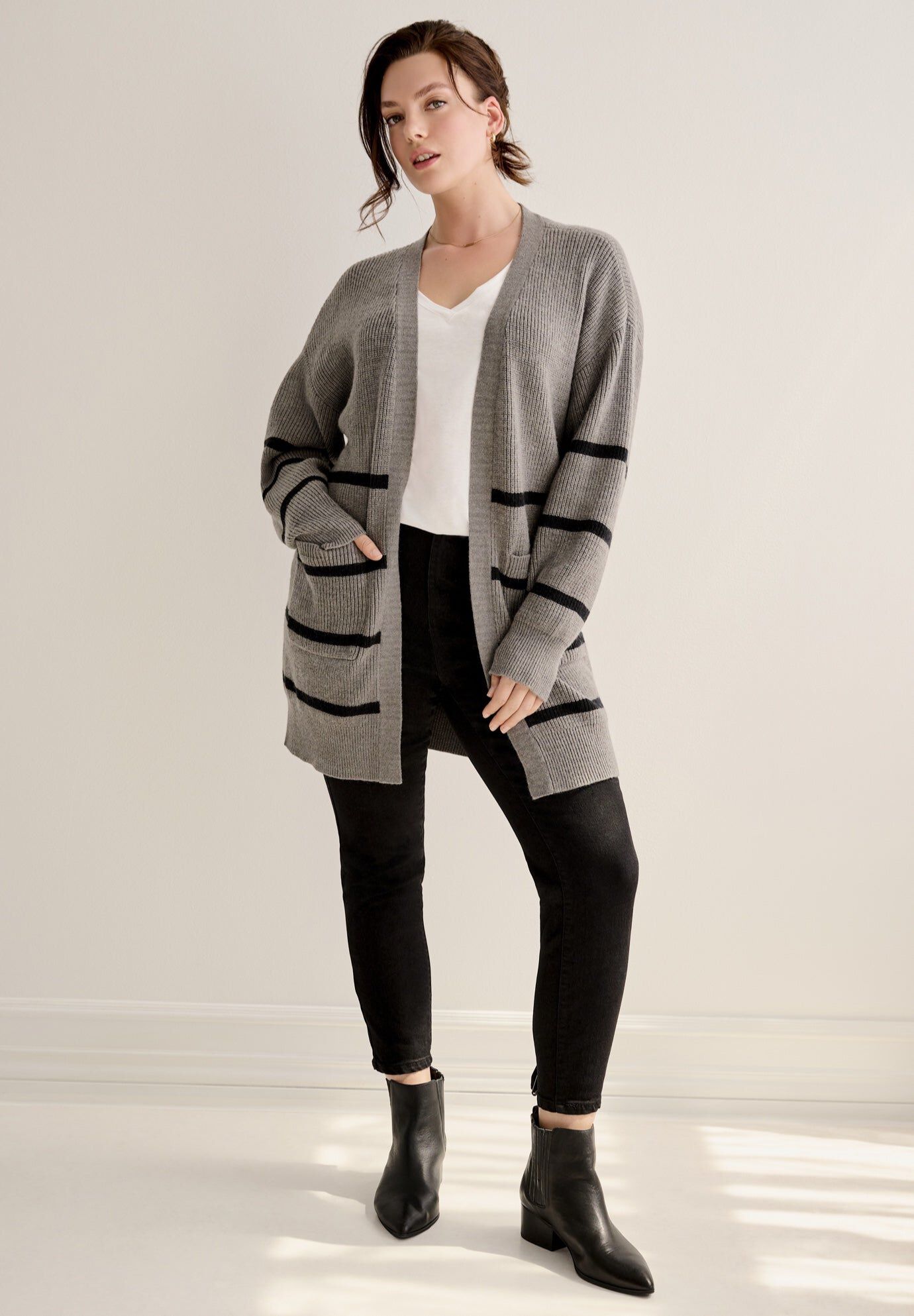 Lightweight Cozy Cardigan Outfit, , hi-res image number 0