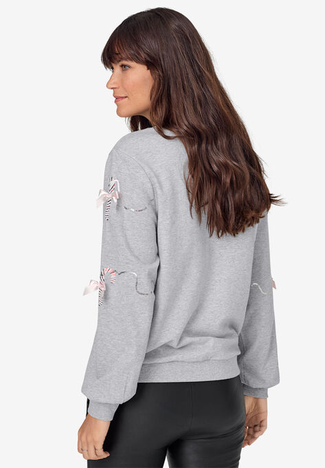 Candy Cane Sweatshirt, , on-hover image number null