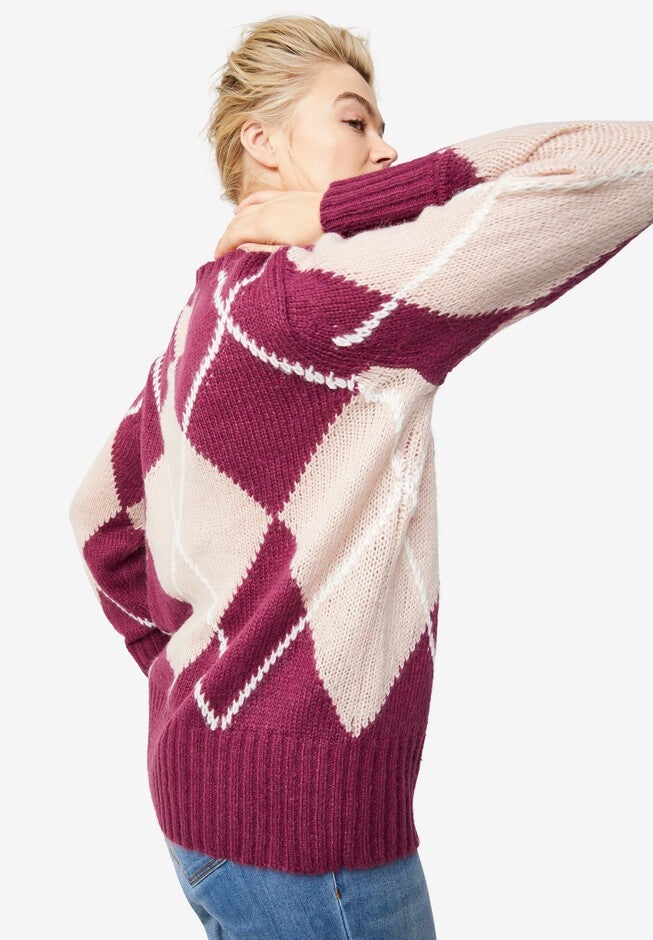 Argyle Pullover, , on-hover image number 1