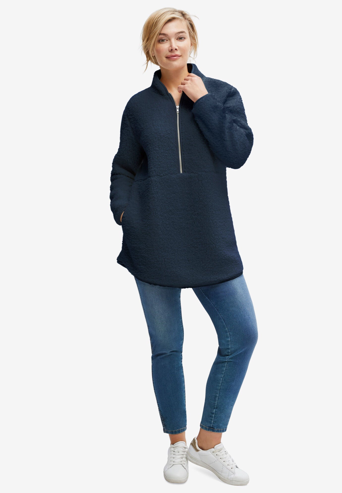 Cuddly sherpa pullover hot sale