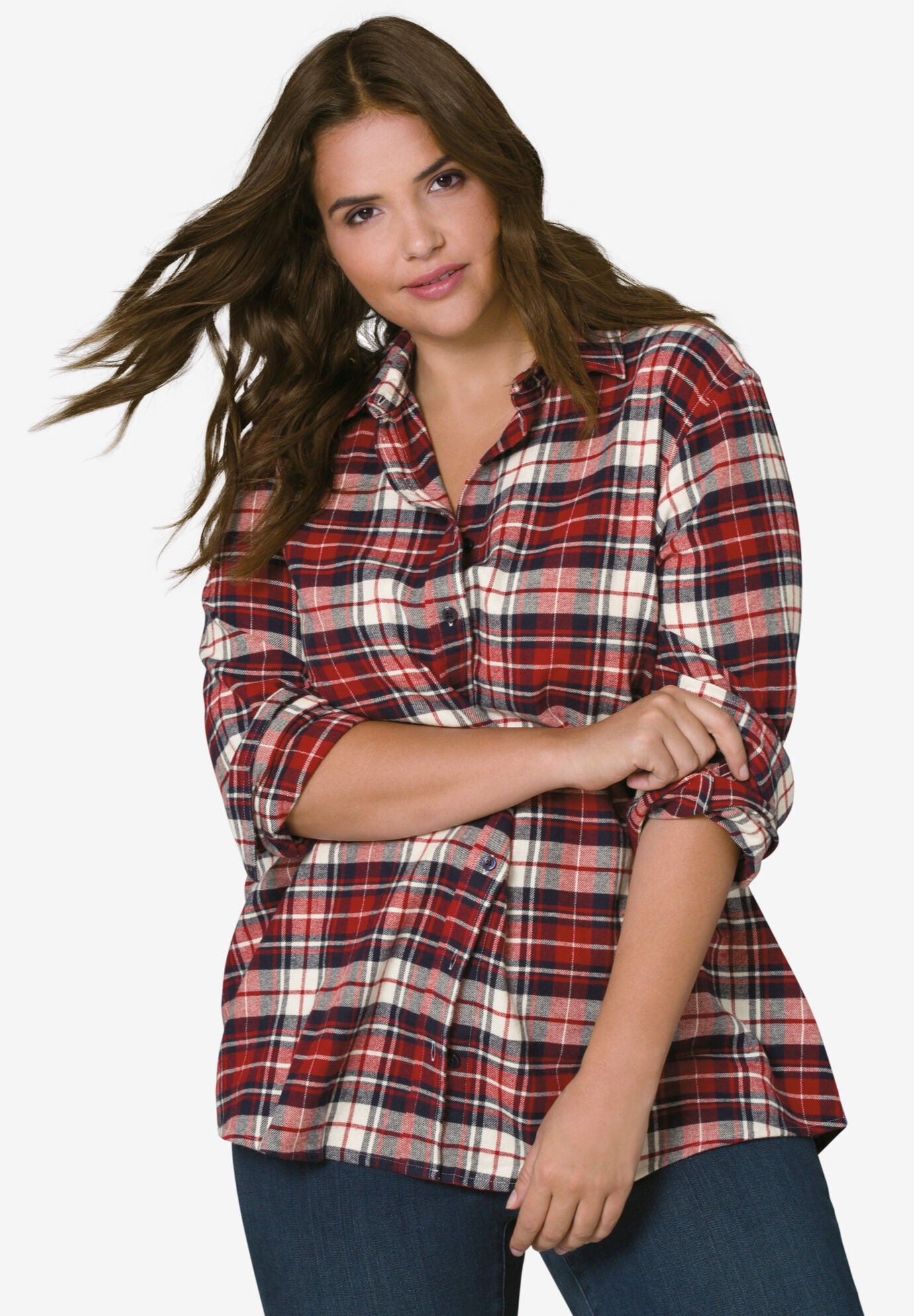 Brandon Flannel Shirt Pink Plaid