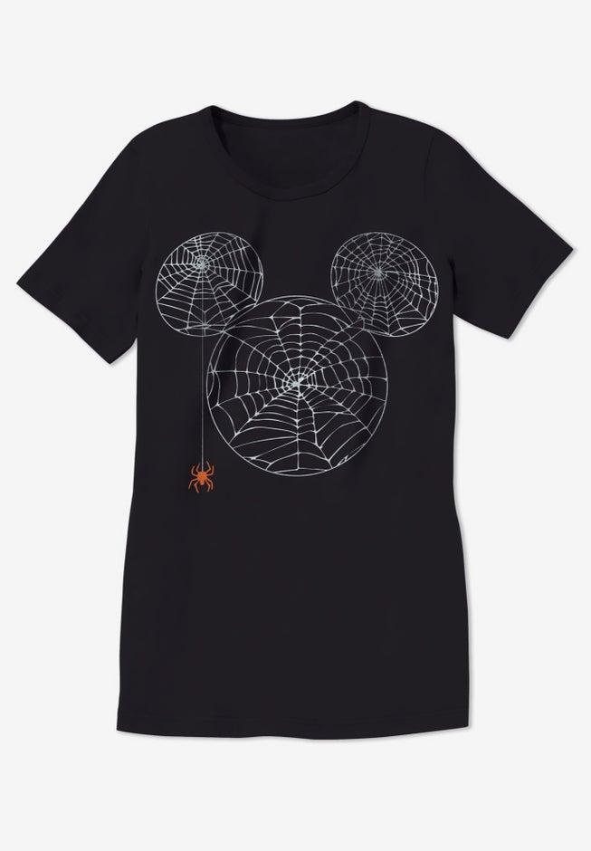 Disney Short Sleeve Crew Tee Black Halloween Mickey image number null