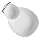 Gracious Dining 2-Tier Chip and Dip Serving Set image number null