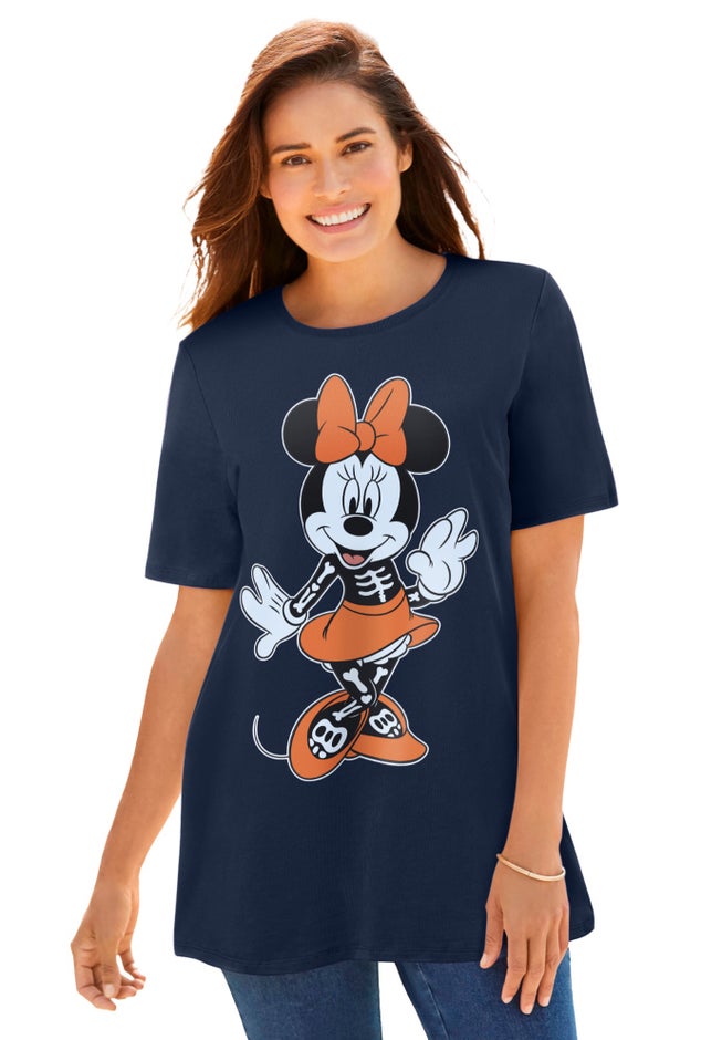 Disney Halloween Minnie Bone Tee image number 0
