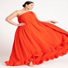 Dramatic Ruffle Gown image number null