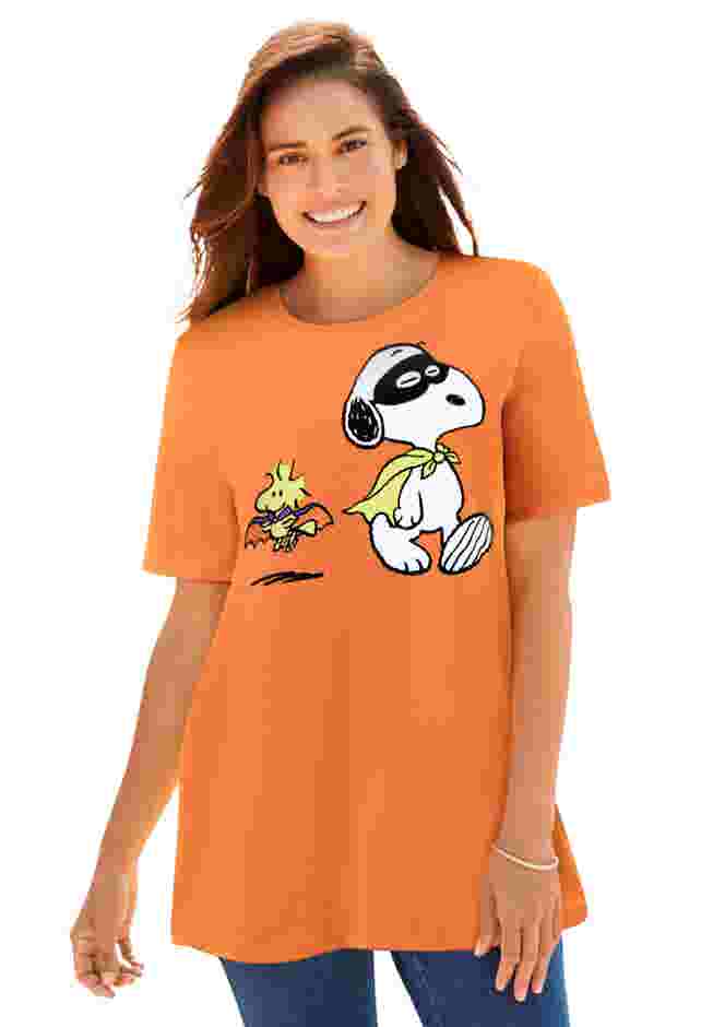 Peanuts Snoopy Costume Halloween Tee image number 0