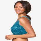 Zip-Front Lace Lounge Bra image number 2