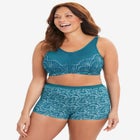 Zip-Front Lace Lounge Bra image number 0