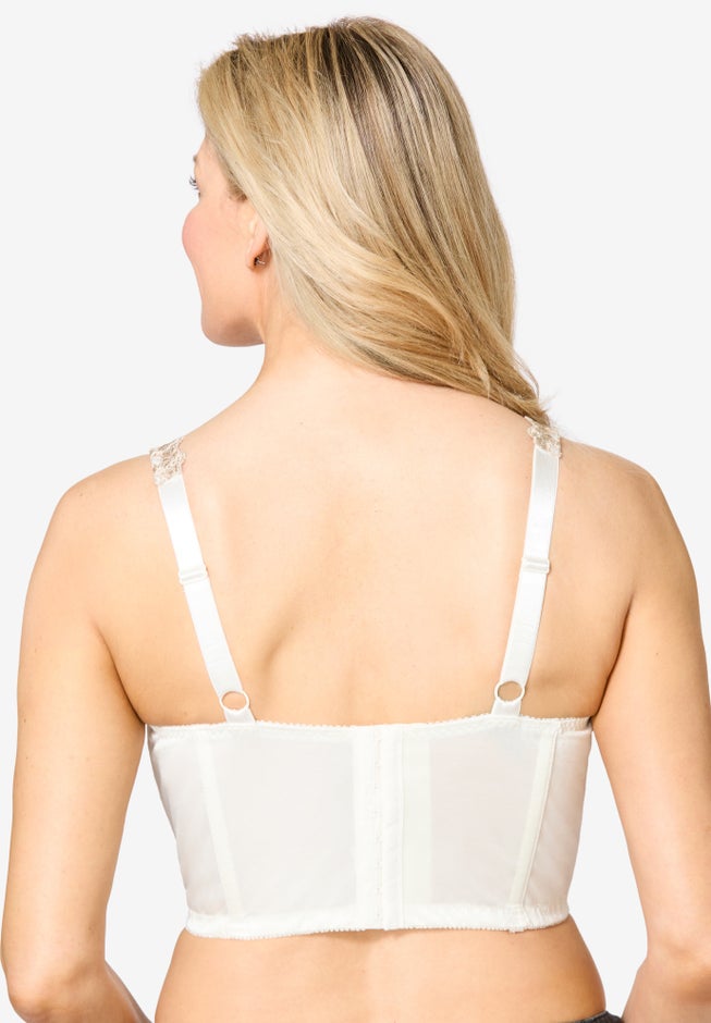 Amoureuse® Longline Embroidered Bra image number 1