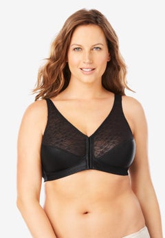 Front-Close Lace Wireless Posture Bra 5100565
