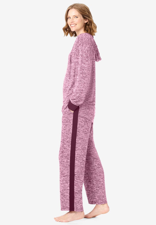 Hooded Marled Jersey Top image number 2