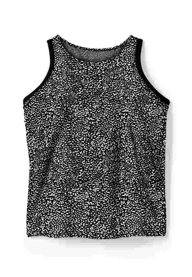 Longer-Length Racerback Tankini Top image number 3