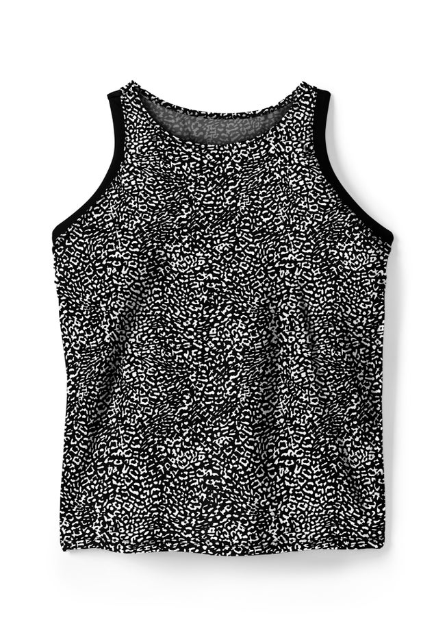 Longer-Length Racerback Tankini Top image number 4