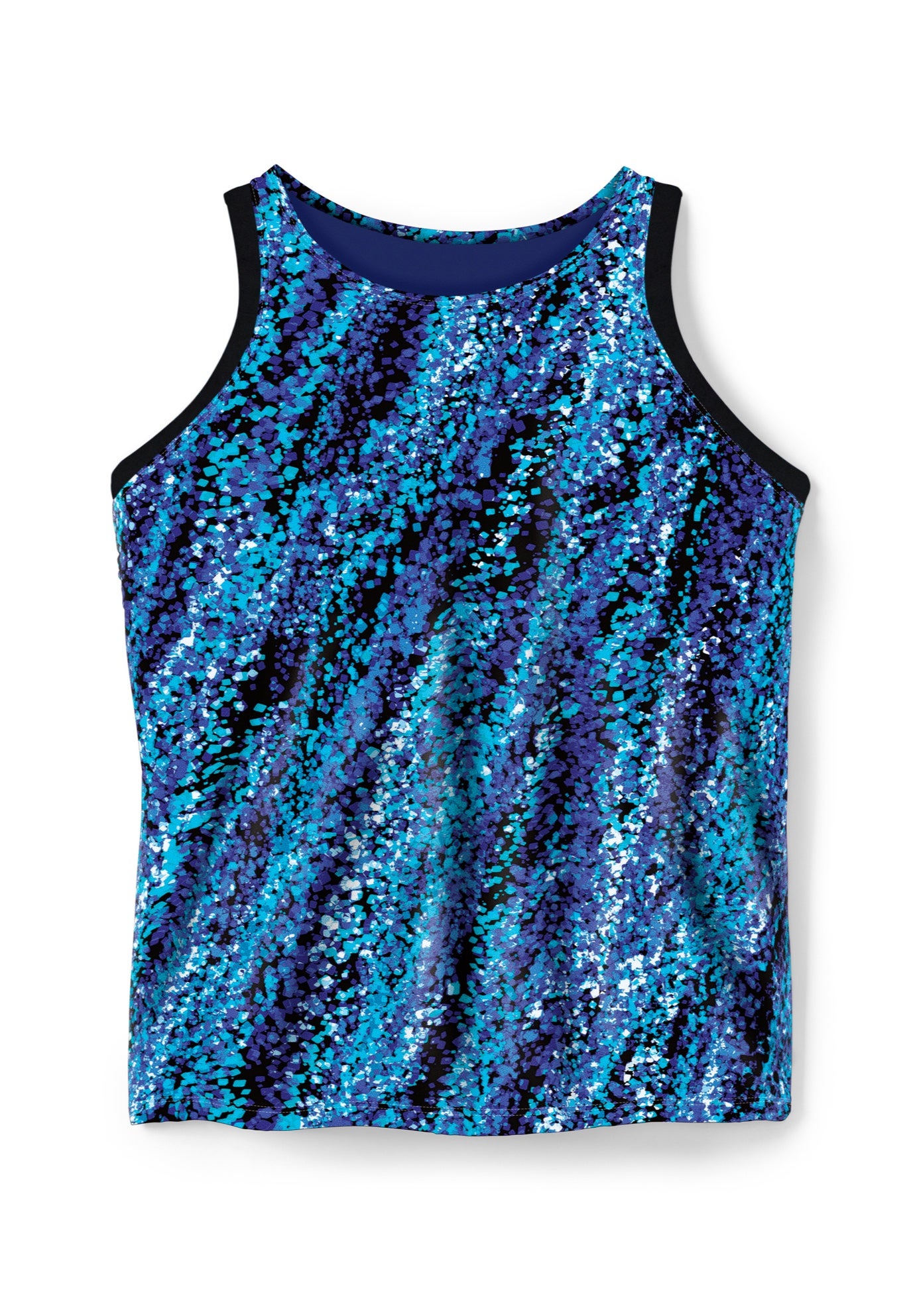 Longer-Length Racerback Tankini Top image number 4