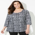 Active Slub Scoopneck Tee image number null