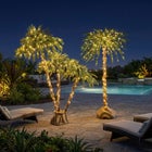 6' Pre-lit Single Palm Tree image number null