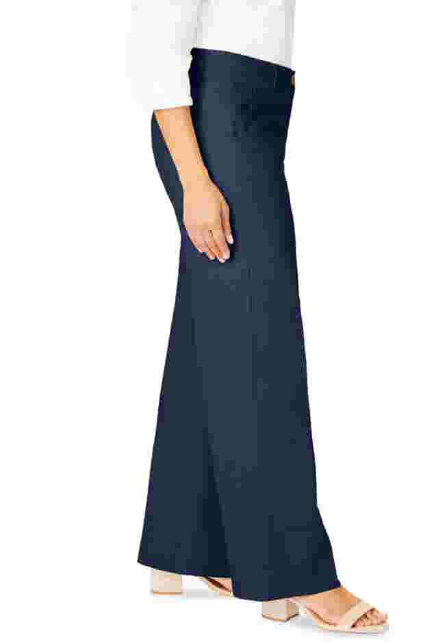 Stretch Cotton Chino Wide-Leg Trouser image number 2