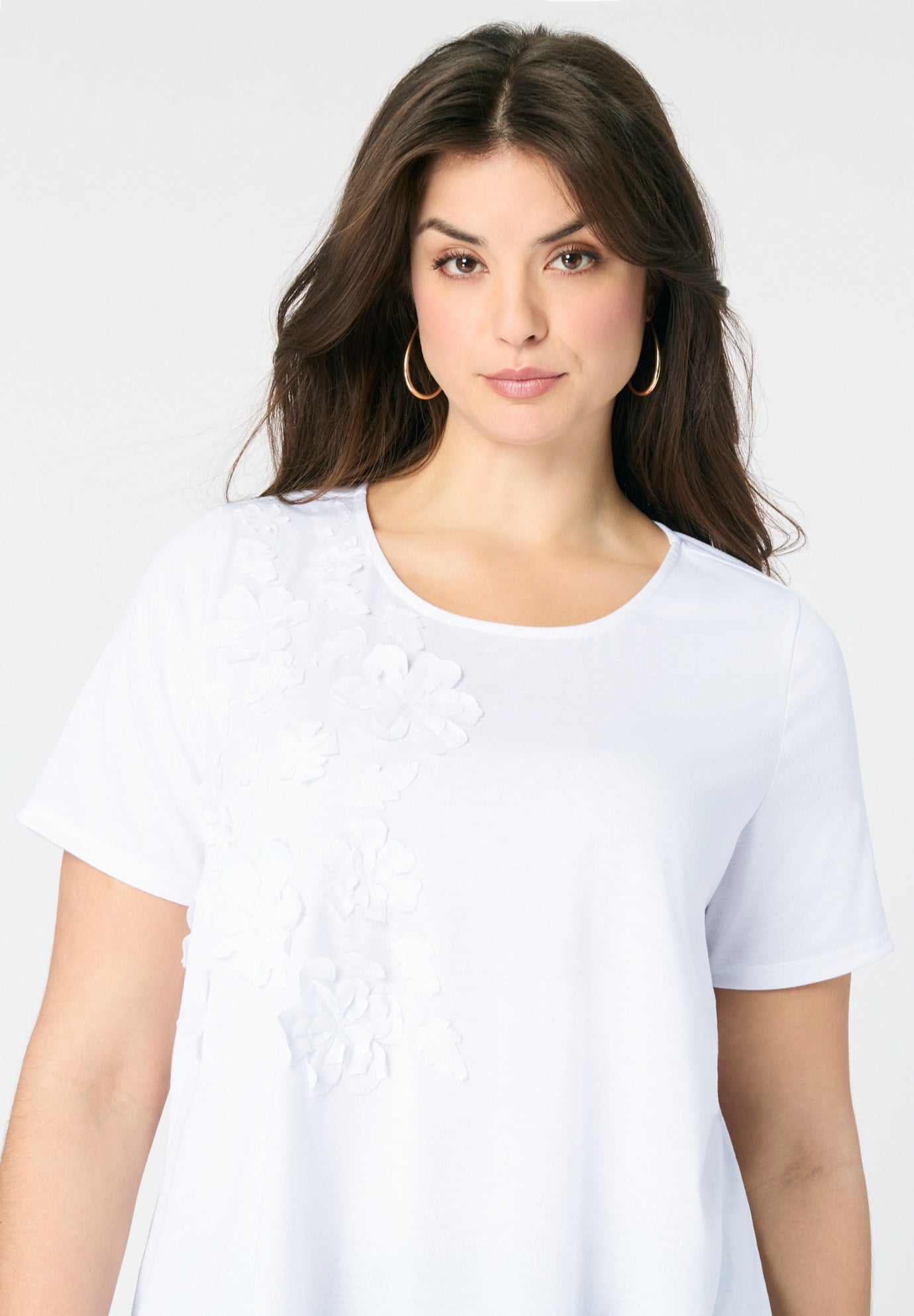 3-D Appliqued Swing Tee image number 3