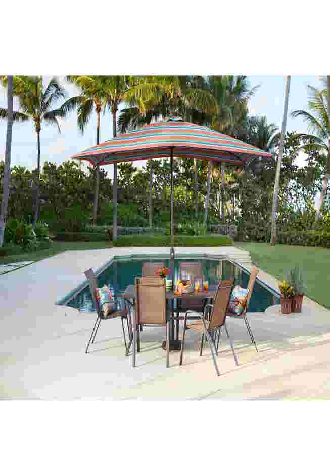6½' x 10' Oversized Rectangular Umbrella image number 2