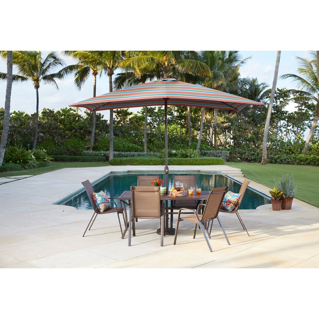 6½' x 10' Oversized Rectangular Umbrella image number 2