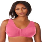 3-Pack Front-Close Cotton Wireless Bra image number null
